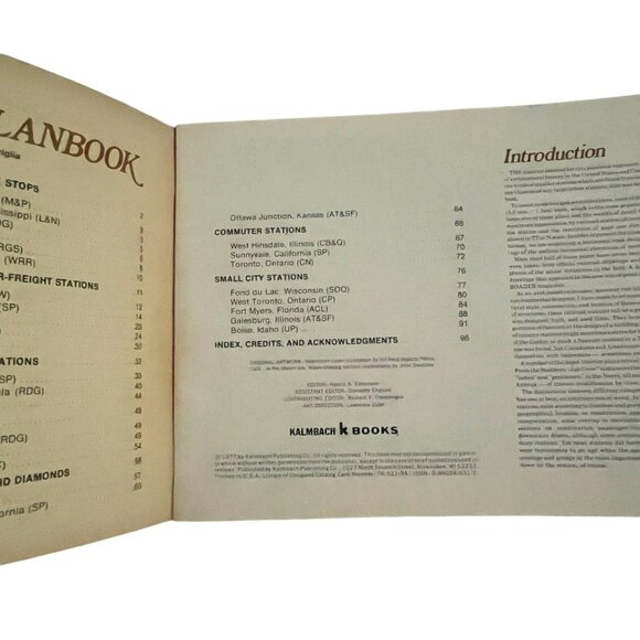 Railroad Station Planbook ed by Harold A Edmonson & Richard V Francaviglia - Picture 4 of 4